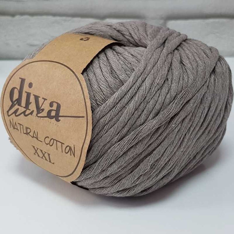 Diva XXL recycled cotton yarn bulky cotton yarn perfect for Etsy