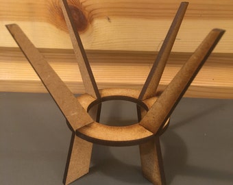 Ostrich Eco Egg Stand - Wood