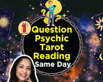 Psychic tarot reading | 1 question psychic reading | 1 question tarot reading | Same day