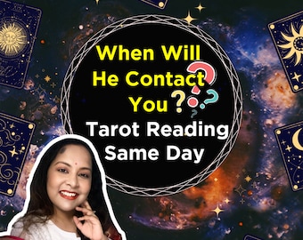 Wanneer neemt hij contact met mij op? | Wanneer nemen ze contact met me op | Tarot Reading | Dezelfde dag