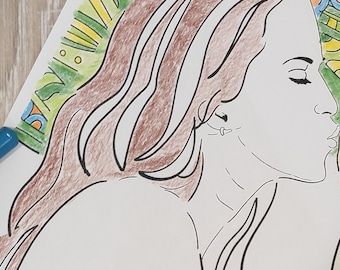 Nude Colouring Book - Etsy UK