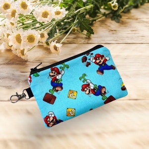 Porte-monnaie, pochette pour écouteurs, porte-cartes, pochette, fermoir à languette ou à pivot, cadeau garçon fille fils fille enfants