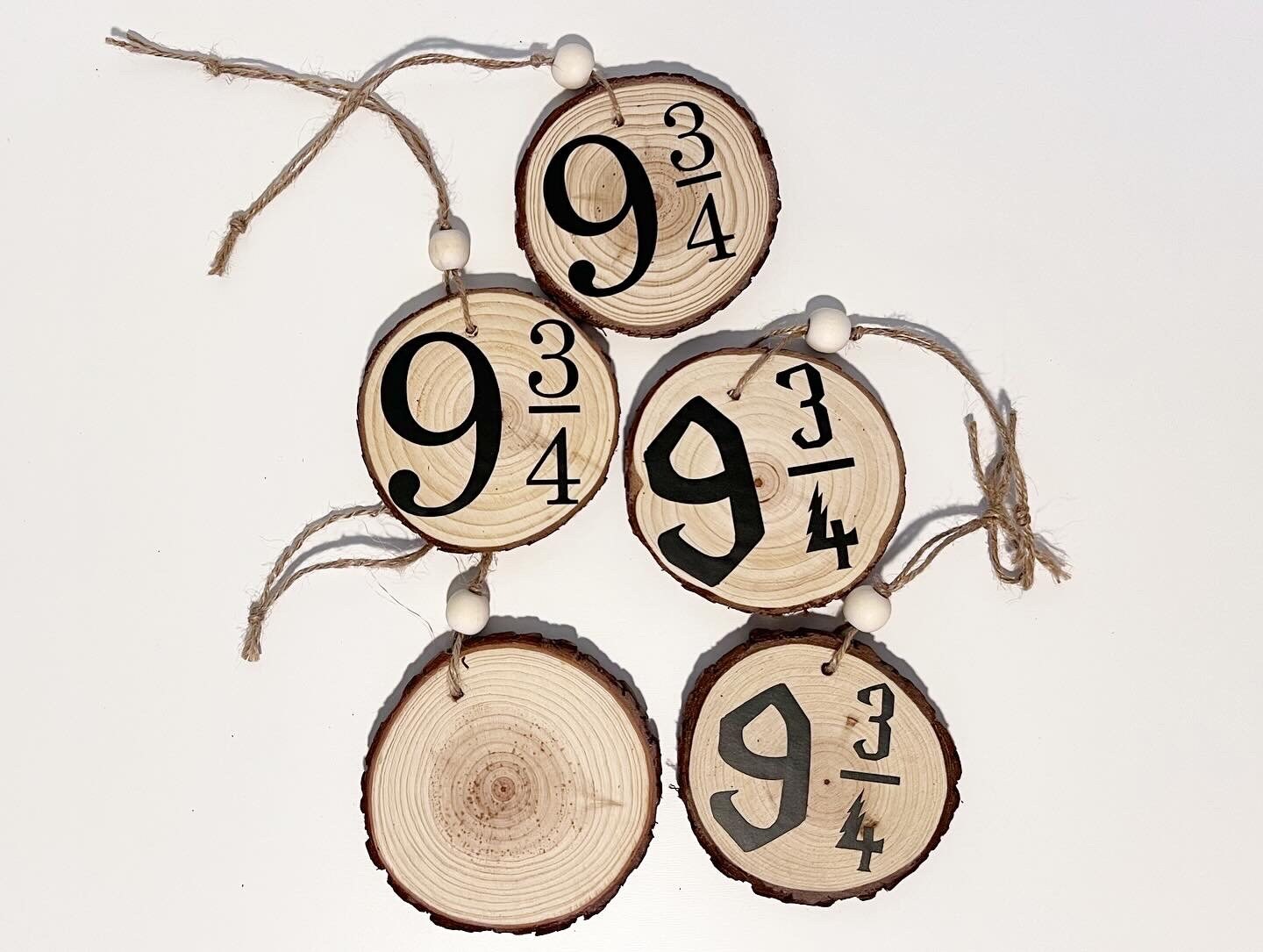 Harry Potter Wood Slice Ornaments Etsy