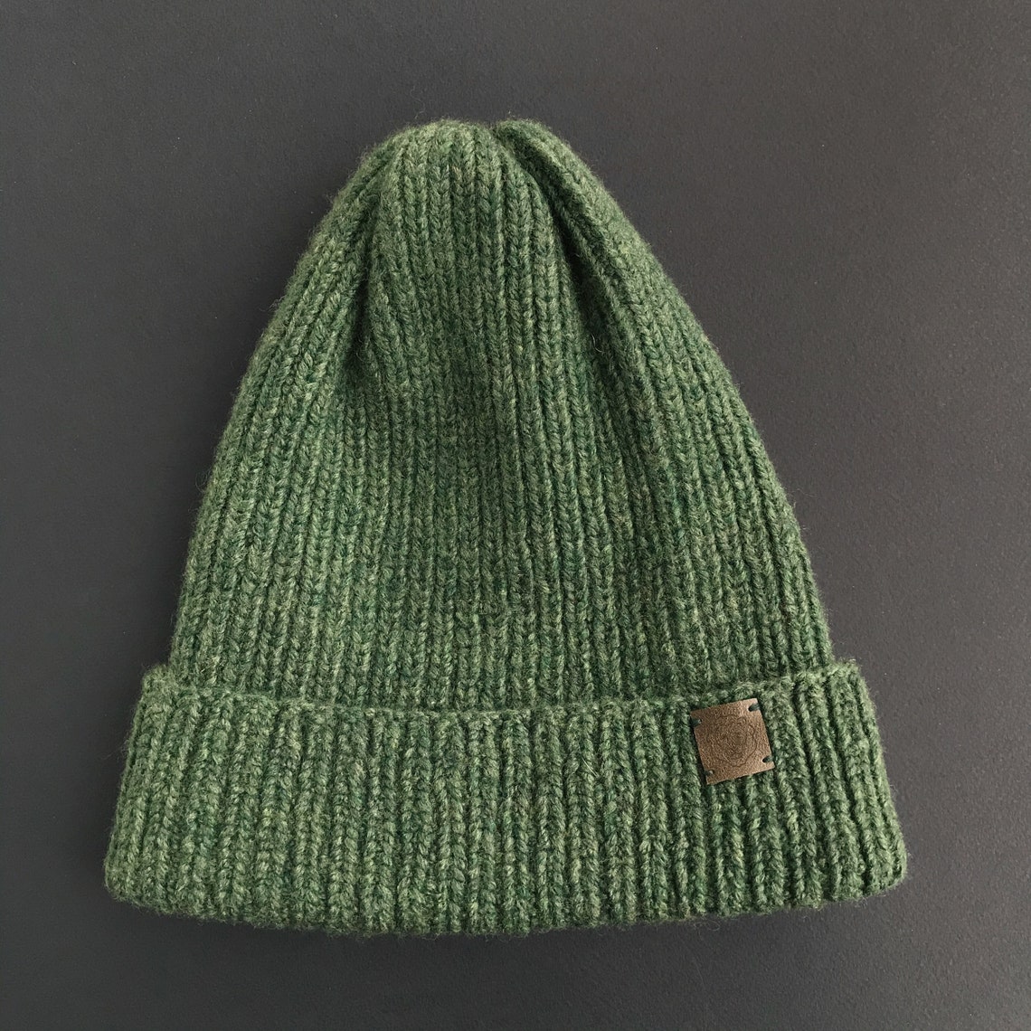 Cashmere hat Knit hat men green winter hat men beanie men Etsy