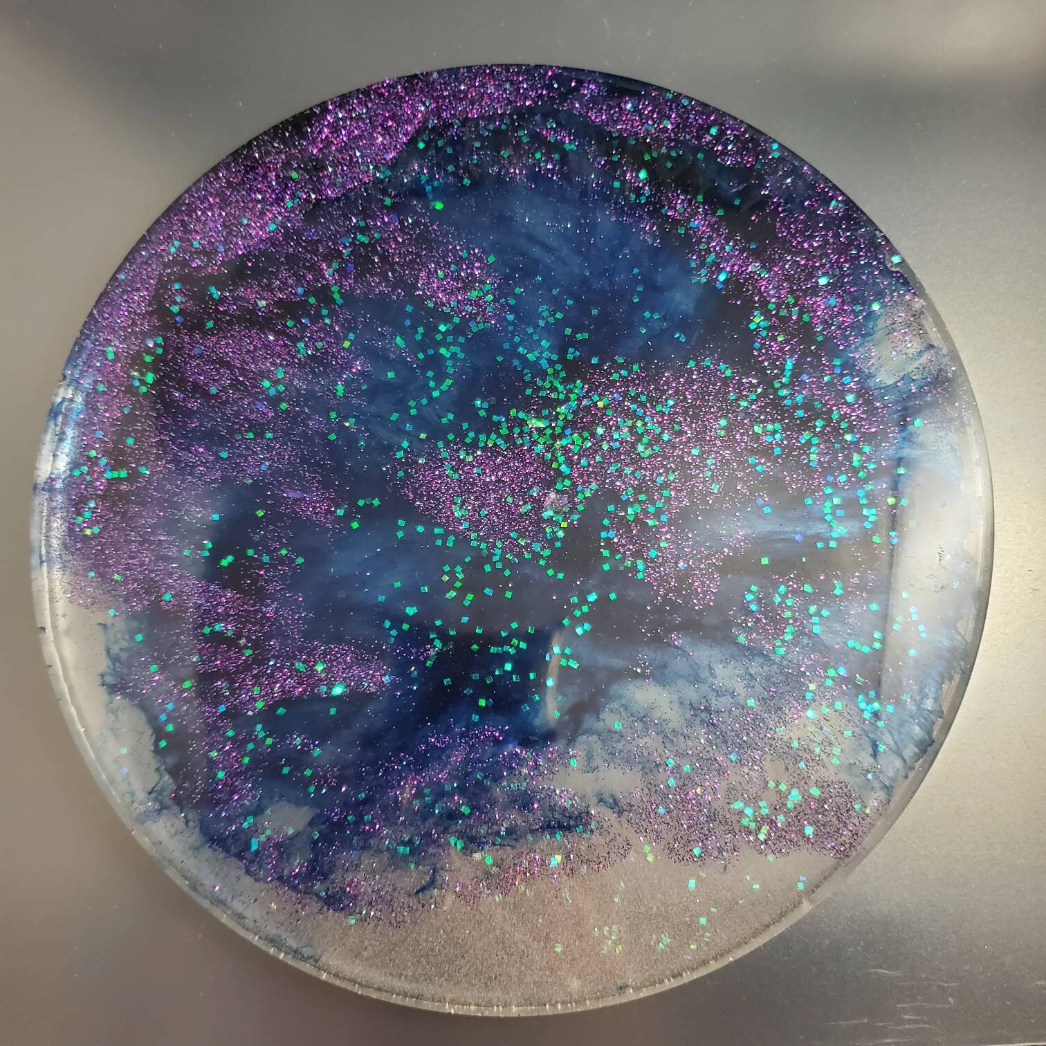 Large Round Resin Tray Etsy