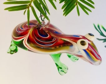 View of Blown Glass Animals Ornaments - Etsy UK