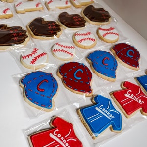 Custom cookies. Sugar cookies. Gift set cookies. 1 dozen cookies. Baseball cookies. Football cookies.