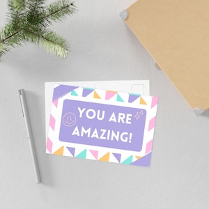 You Are Amazing - Postcard