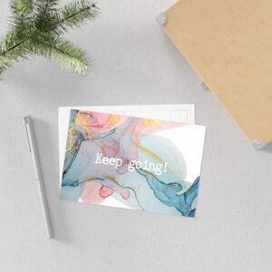 Keep Going - Postkarte