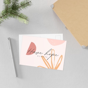 Abbi sempre speranza - Cartolina