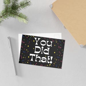 You Did That - Postcard