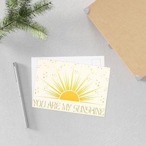 You are my Sunshine - Postcard