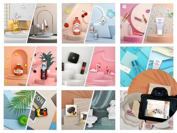 9 Type Flat Lay Photography Backdrop Background for Product - Etsy