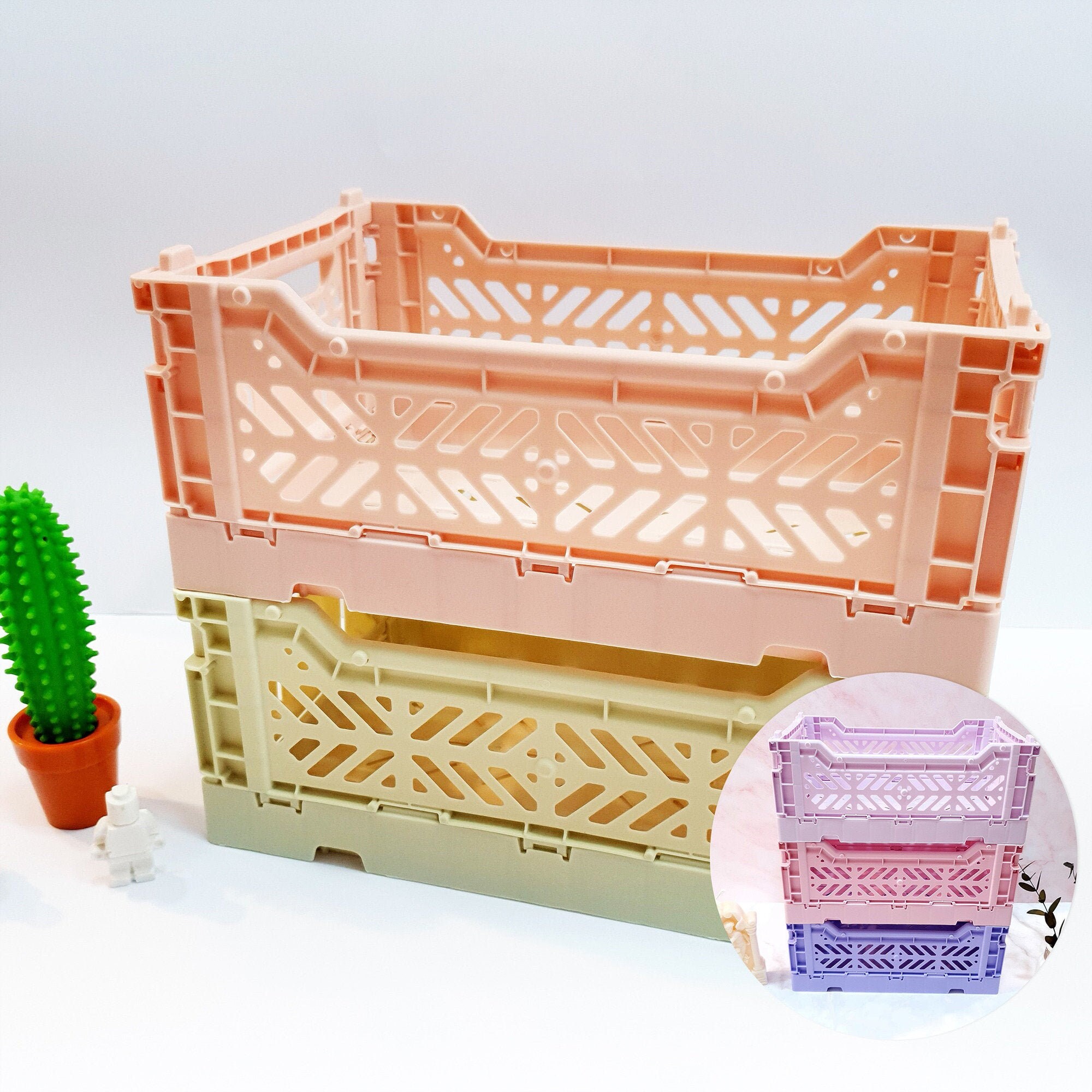 Storage & Organization Home & Living Mini Storage Crates Box