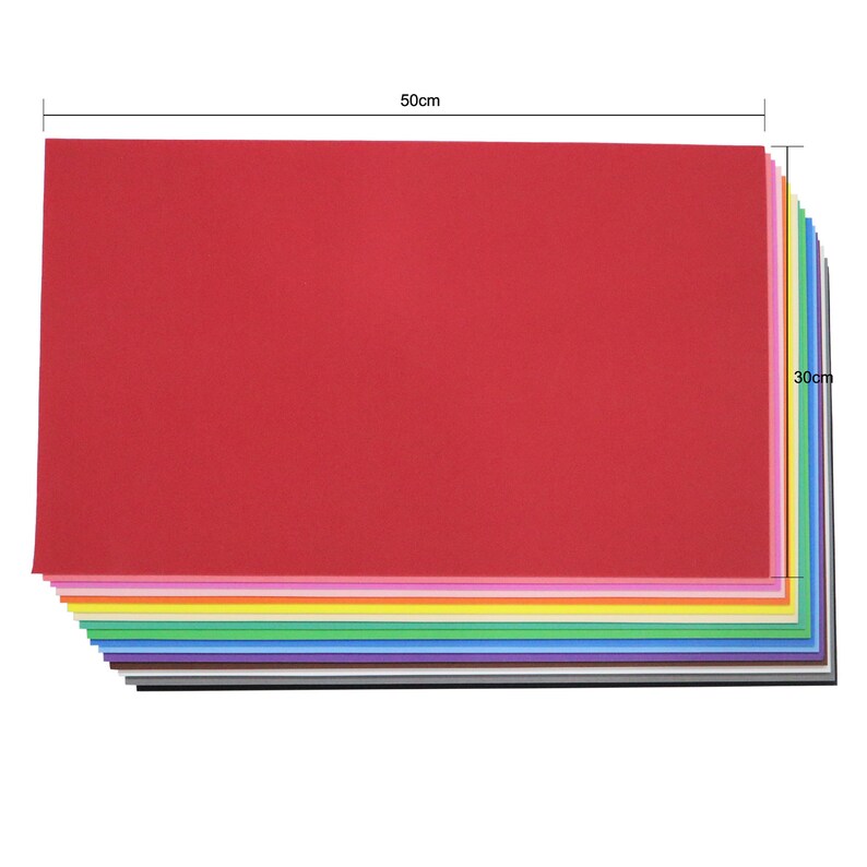 EVA Foam Sheet 11.8x19.6 10mm Thickness 16color Etsy