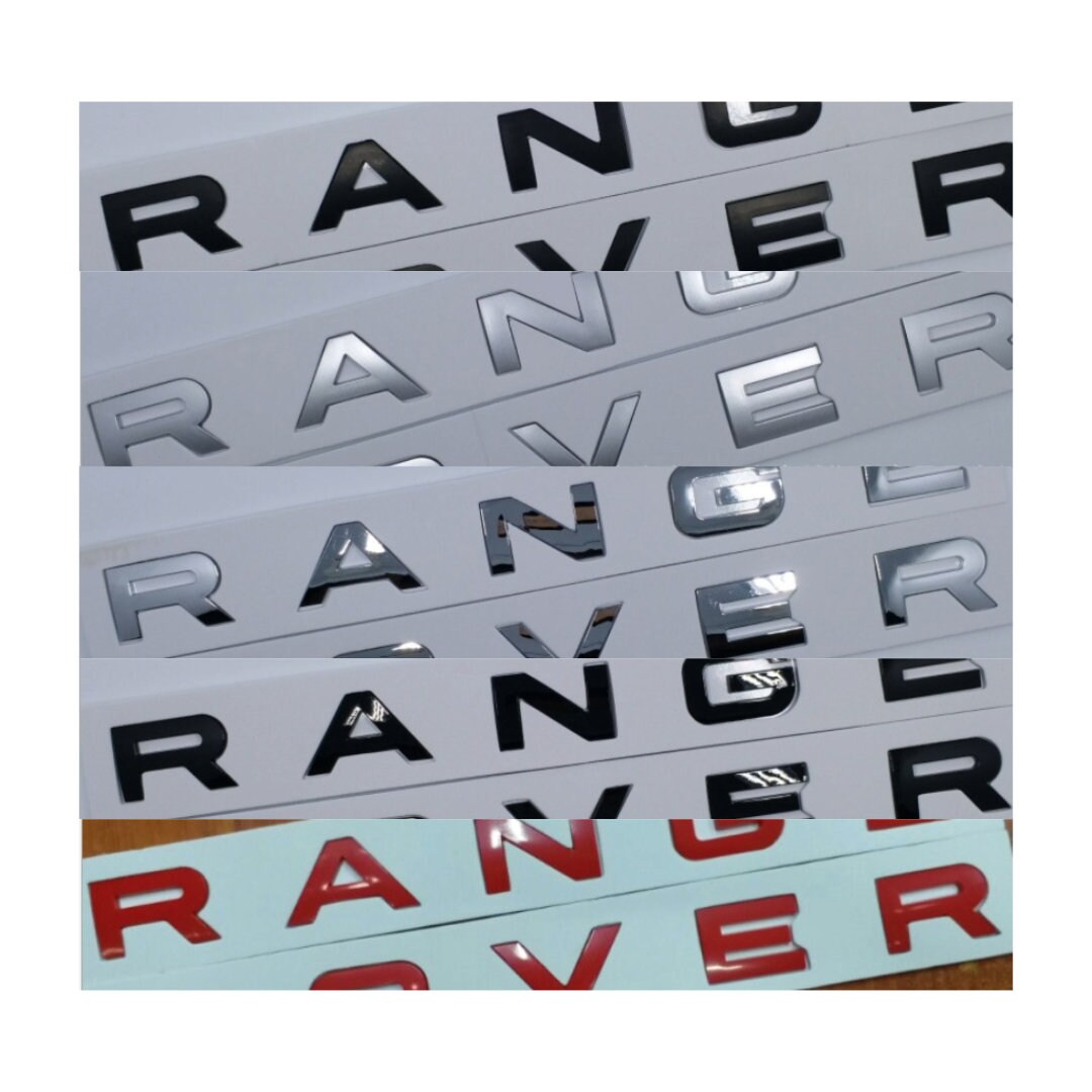Range Car ABS Plastic Sticker Decal - Etsy