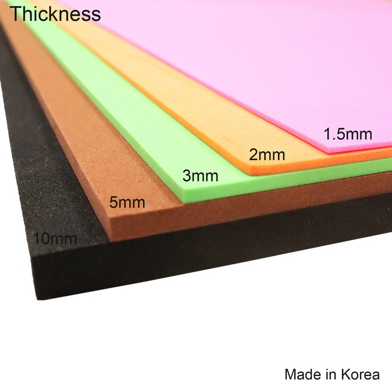 3pcs Extra Large 11.8 x 19.6 EVA Foam Sheet 1.5mm Etsy