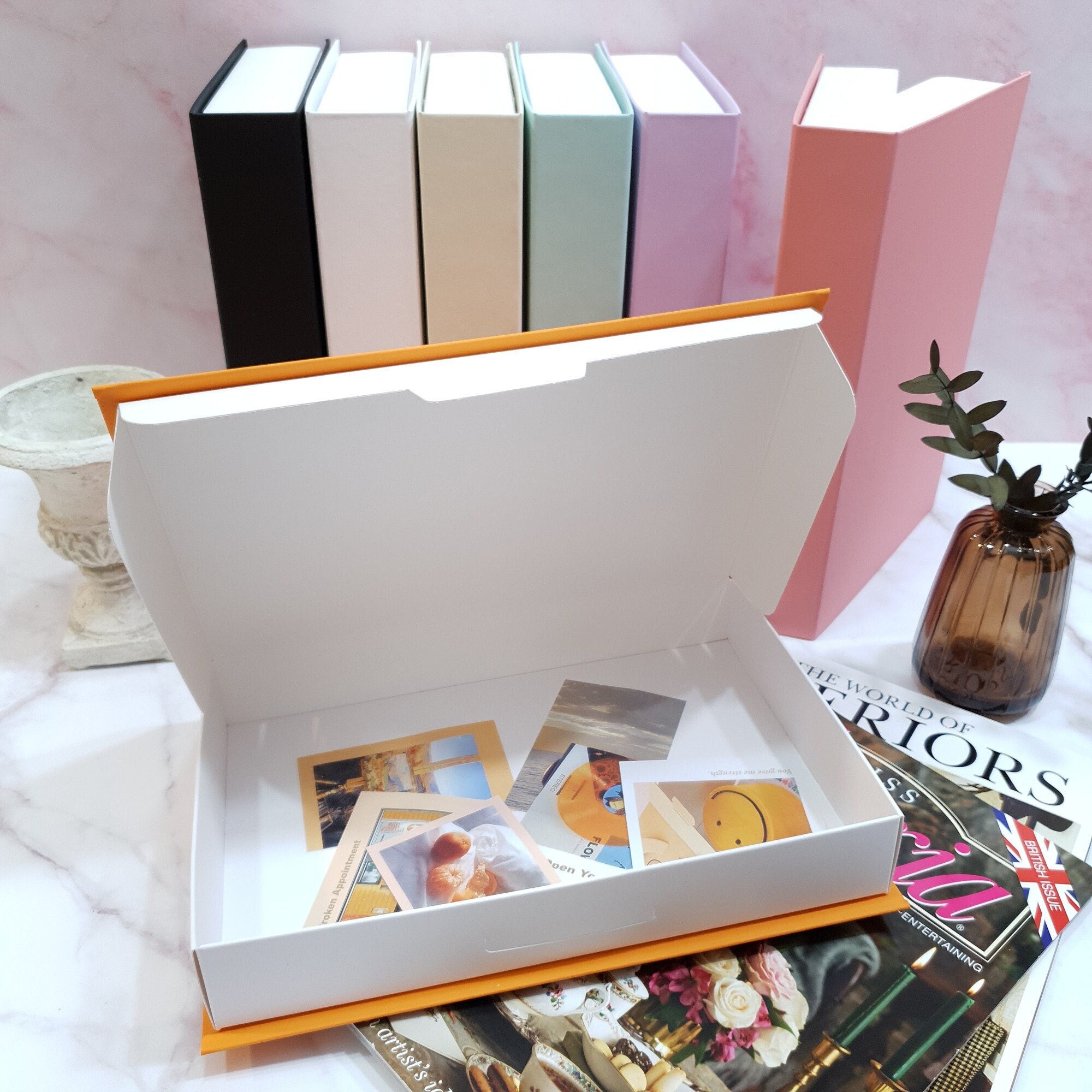 Demon Ligatie helemaal Openbare decoratieve boekendoos voor koffietafelboek Stash Box - Etsy  Nederland
