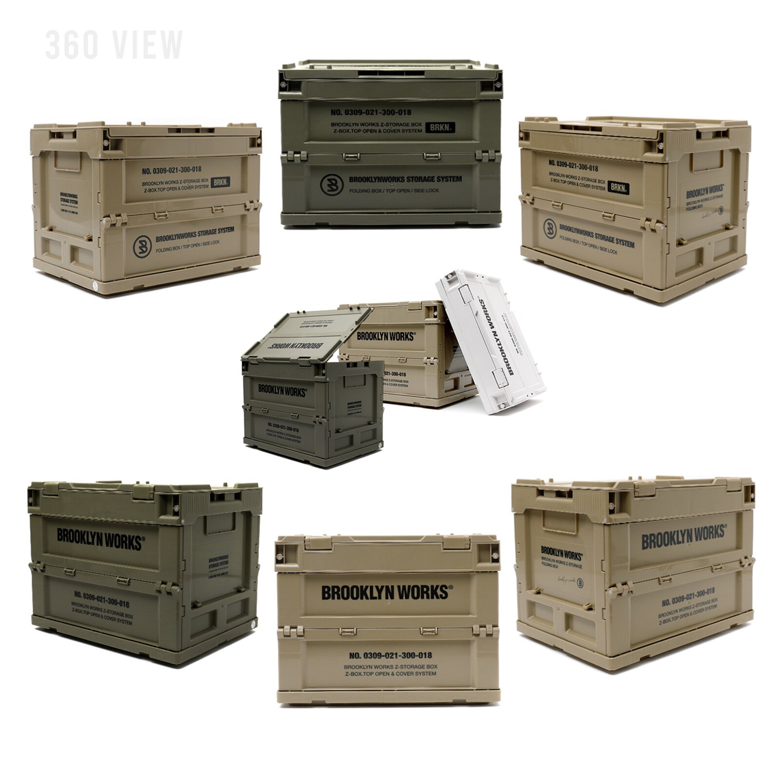 Foldable Storage Crate Box Stackable PP Box for Camping and Etsy