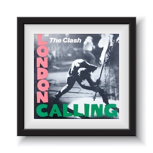 The Clash Framed Album Cover