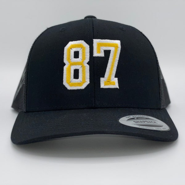 Pittsburgh Penguins Sidney Crosby 87 CROSBY Yupoong SnapBack Hat.