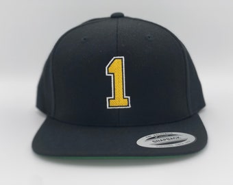 Boston Bruins Jeremy Swayman 1 SWAYMAN Yupoong SnapBack Sombrero