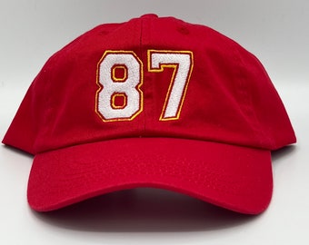 Kansas City Chiefs Travis Kelce 87 KELCE verstelbare hoed