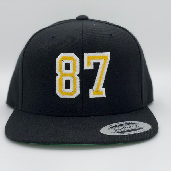 Pittsburgh Penguins Sidney Crosby 87 CROSBY Yupoong SnapBack Hat