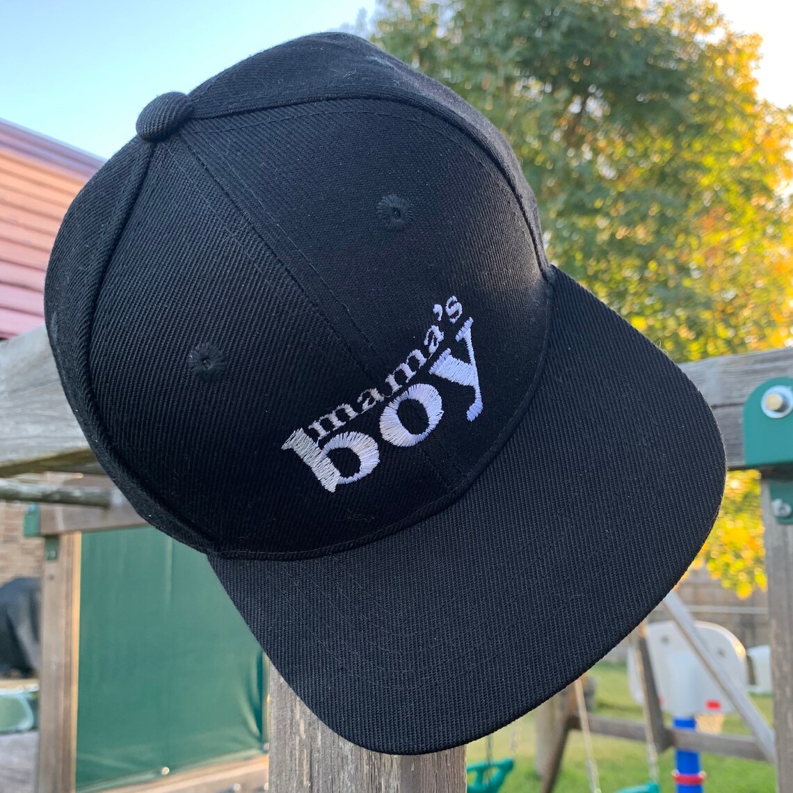 Mama's Boy Baby/Toddler FlatBilled Hat with Optional Etsy