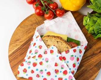 Reusable Sandwich Wrap, Eco-Friendly Lunch Set, Sustainable Food Storage, zero-waste lifestyle