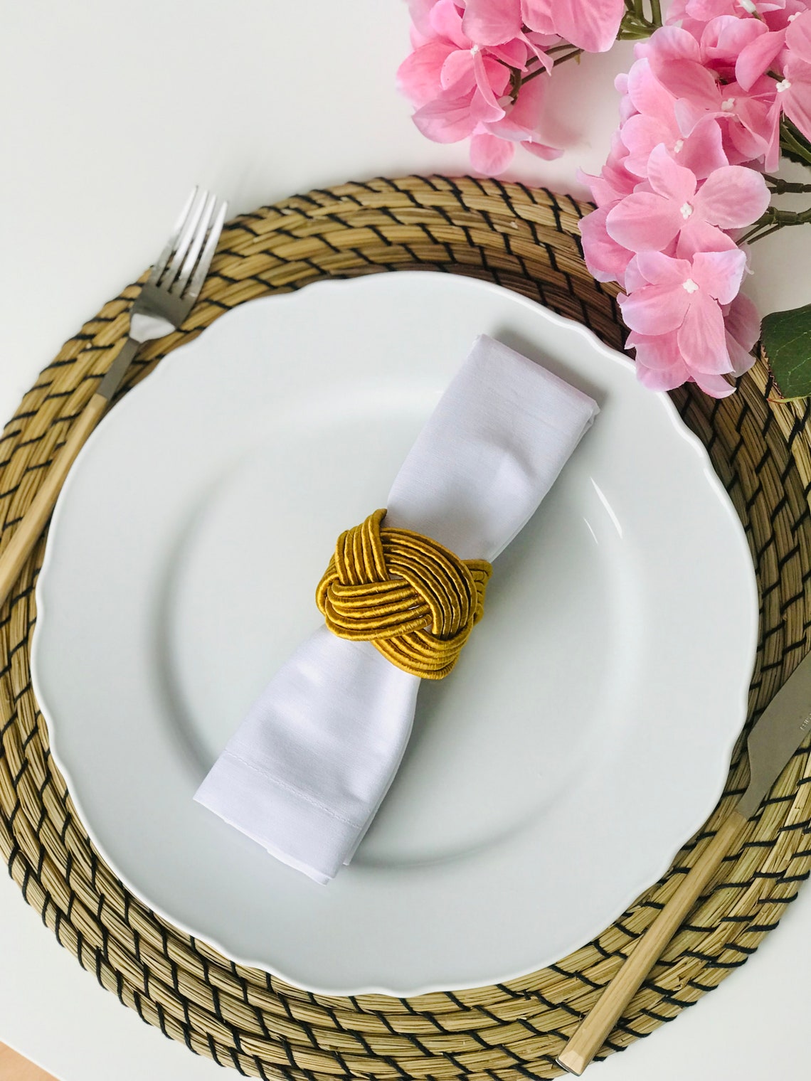 Christmas Gold Napkin rings set of 6 Serviette Holders Etsy