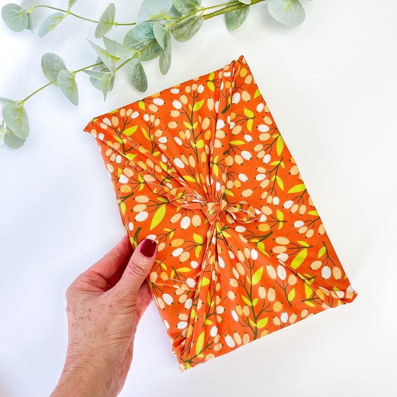 Furoshiki Christmas Gift Wrap , Fabric Wrapping, Gift Wrapping, Reusable Gift wrap, Eco-Friendly Wrapping, Cloth Wrapping image 2