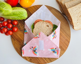 Minnie Reusable Sandwich and Food Wrap, Eco-friendly Sustainable Living, Zero Waste Plastic Free