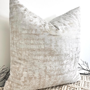 Luxury Gold Sparkly Textured Cushion, Customisable Options to Add Piping or Fringing, Pillow for Sofa or bed, Couture Quality - Style 111