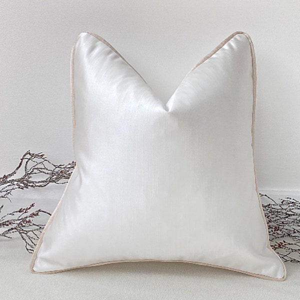 Satin Throw Pillow Etsy