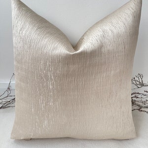 Style No. 14 - Luxury Champagne Scatter Cushion bed set, beds, sofa, sofa set. Textured champagne cushion. The Couture Cushion