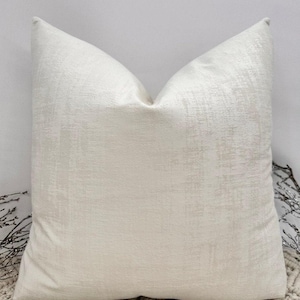 Luxus Elfenbein Samt Kissenbezug für Sofa Bett Werfen Weiche texturierte Eleganz - Style 133