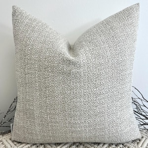 Luxury Natural Boucle Cushion for a bed, beds, sofa, sofa set, textured cushion, scatter cushion - style No. 12