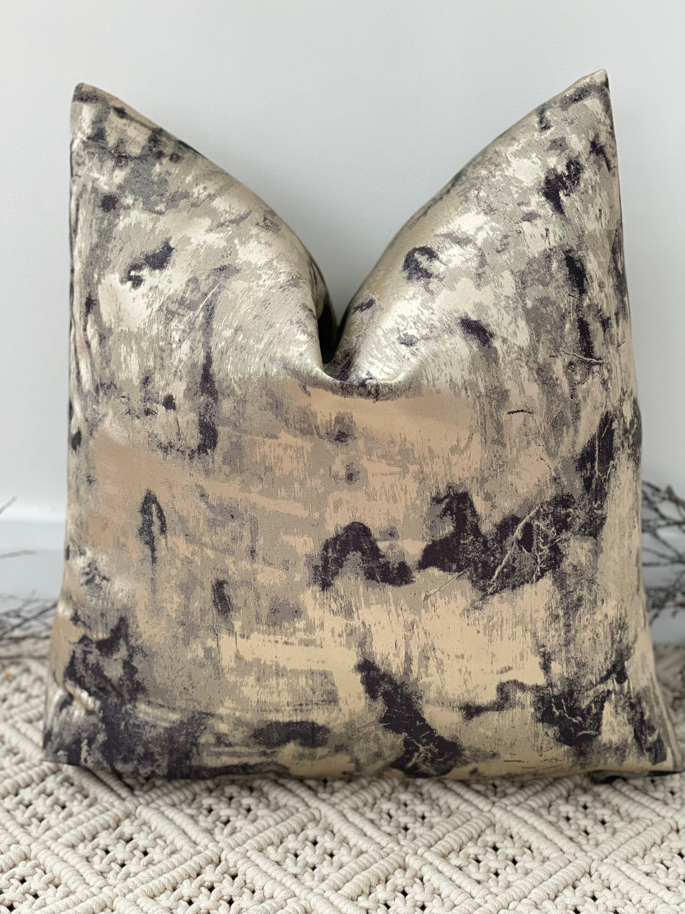 Luxury Black and Gold Scatter Cushions Sofa Set Bed Set Etsy UK