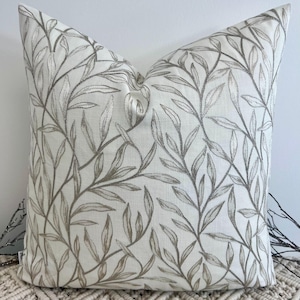 Style No. 89 - Luxury Champagne Scatter Cushion for a bed, beds, sofa, sofa set, leaf design. Champagne cushion from The Couture Cushion