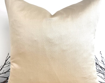 Luxury Gold Scatter Cushion, Customisable Options, Textured Designer Pillow For Sofa or Bed, Handcrafted By The Couture Cushion - Style 87