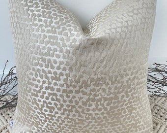 Style No. 87 - Luxury Champagne Cushion Pillow Cover for sofa bed throw - From The Couture Cushion