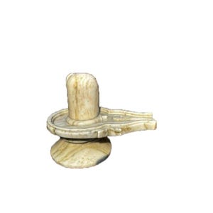 Real White Marble Shivling Religious Temple Hindu Idol for Pooja Elegant Worship Spiritual Handmade Arts Beautiful Home Interior Decors