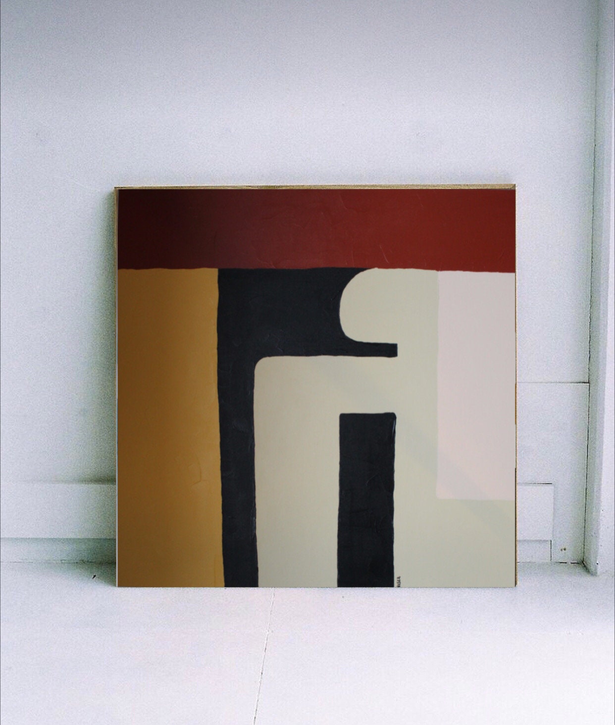 Tableau Abstrait Coloré en 3D Épais Pour Salon Bureau