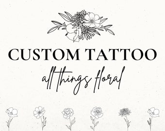 Marigold Tattoo Etsy