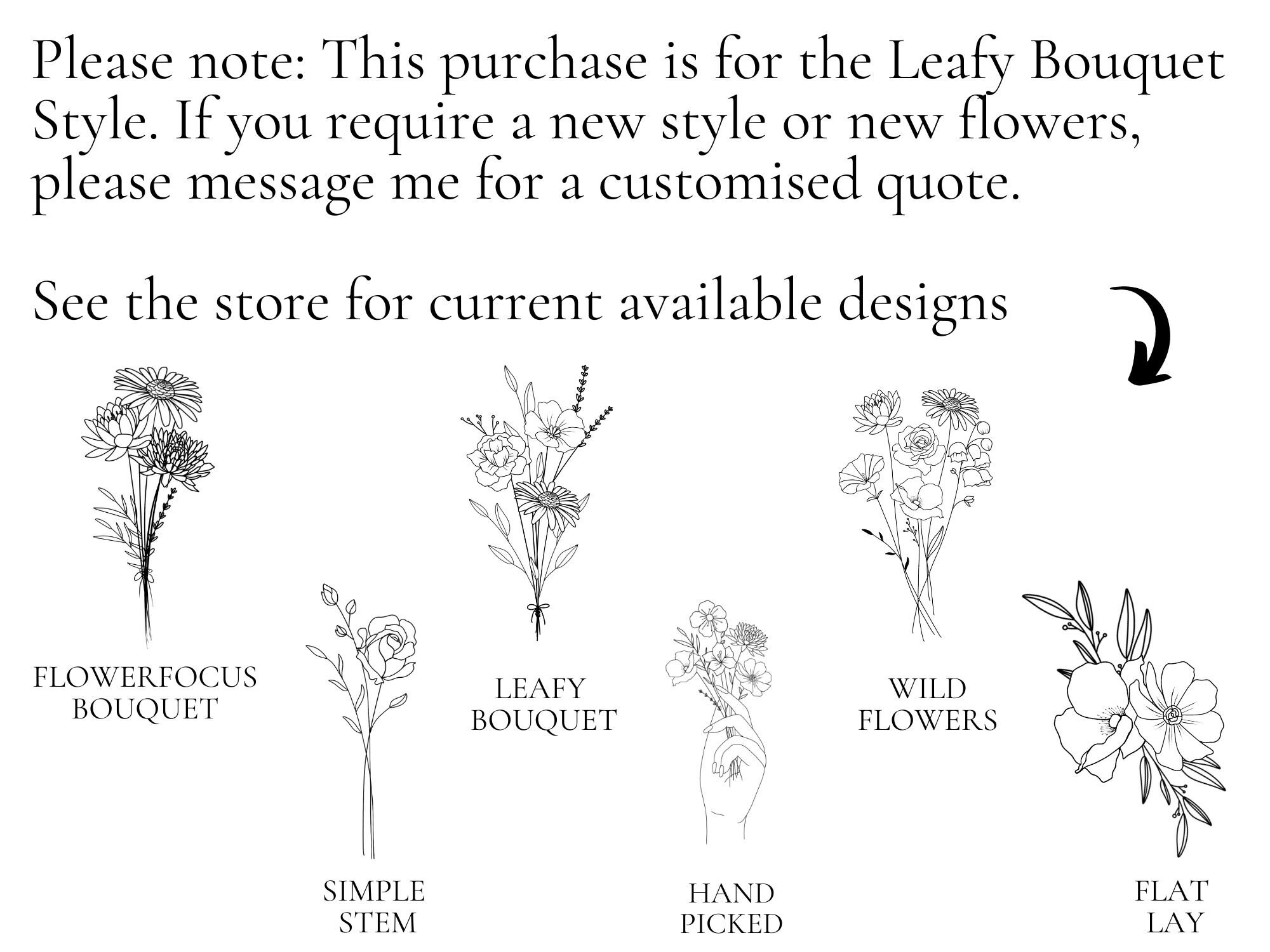 Geburtsblume Tattoo Design Geburtsmonat Blume SVG Wildblume Etsy