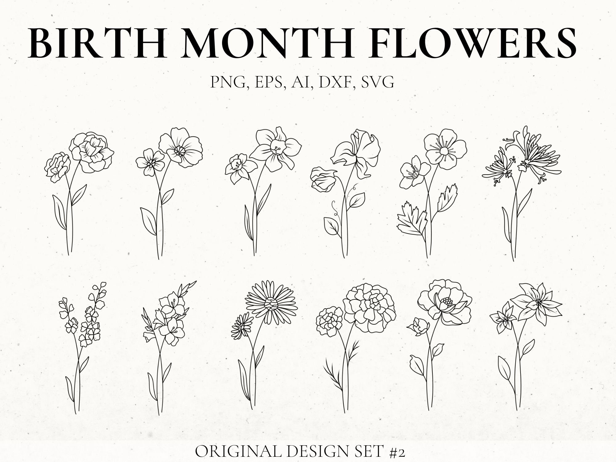 20 Beautiful February Birth Flower Tattoo Ideas  EntertainmentMesh