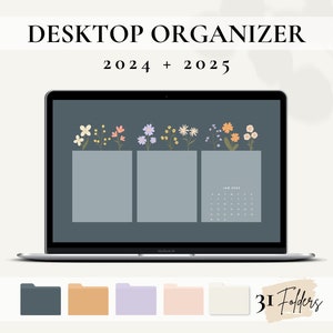 Flower Desktop Organizer 2022 - 2023, Wallpaper Aesthetic Desktop, Macbook Folder Icons, Windows Desktop Organizer Wallpaper, Icons For Mac