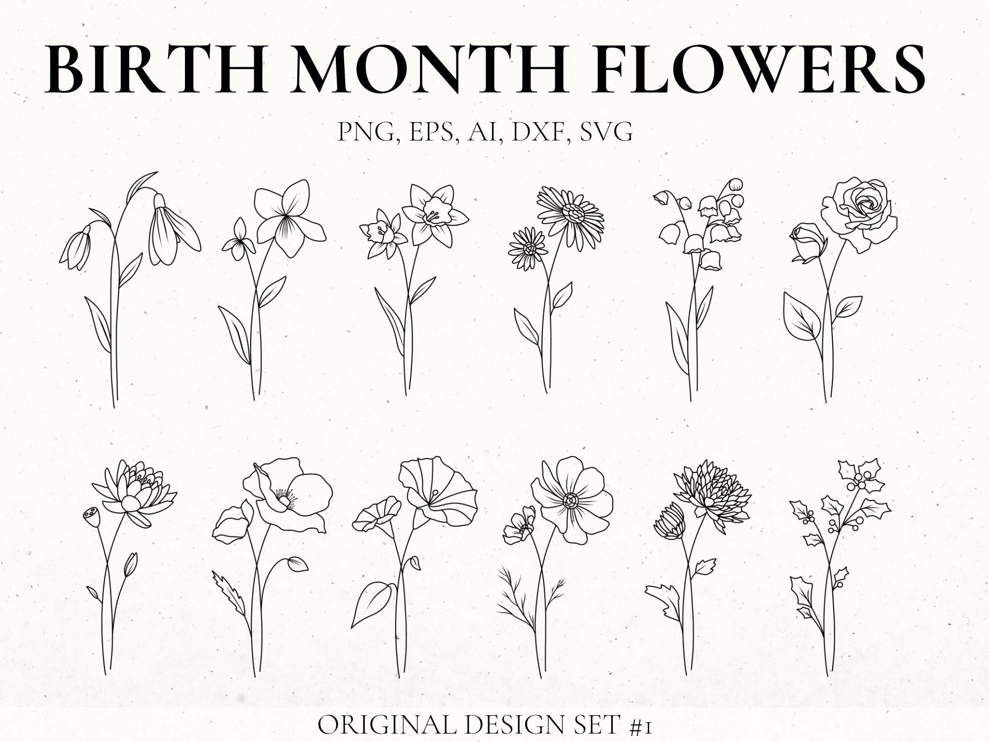 LIST Best Birth Flower Tattoo Ideas To Try