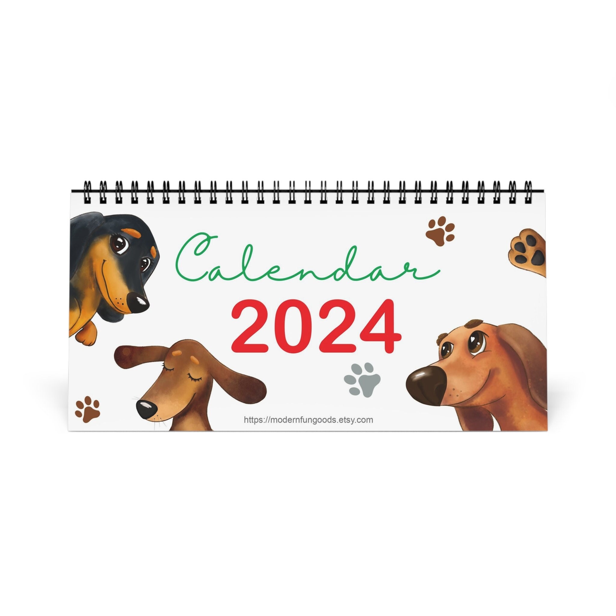 Dachshund Calendar - Etsy